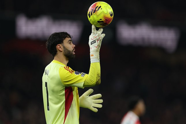 Prediksi Susunan Pemain Arsenal vs Chelsea Kiper Arsenal, David Raya. (c) AP Photo/Ian Walton