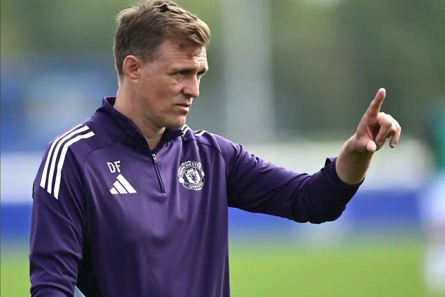 Pelatih Manchester United U-18, Darren Fletcher (c) MUFC Official