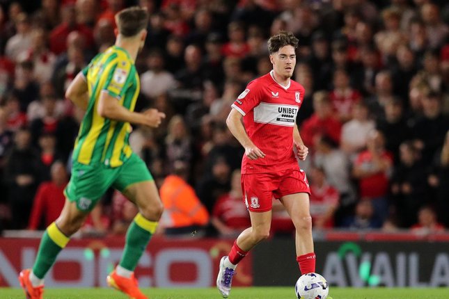 Aksi Hayden Hackney (kanan) bersama Middlesbrough (c) Middlesbrough Official