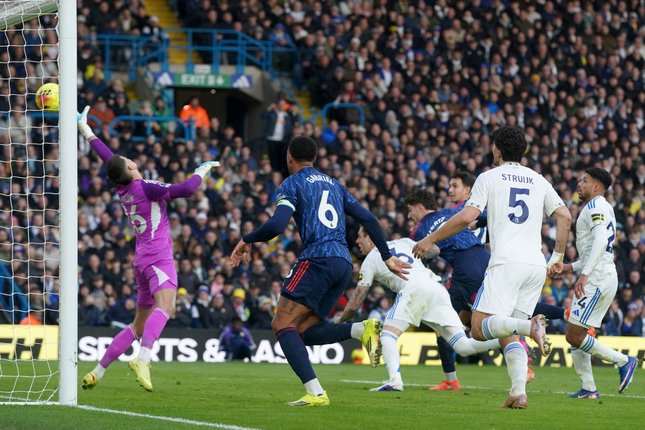 Babak Pertama Leeds vs Arsenal