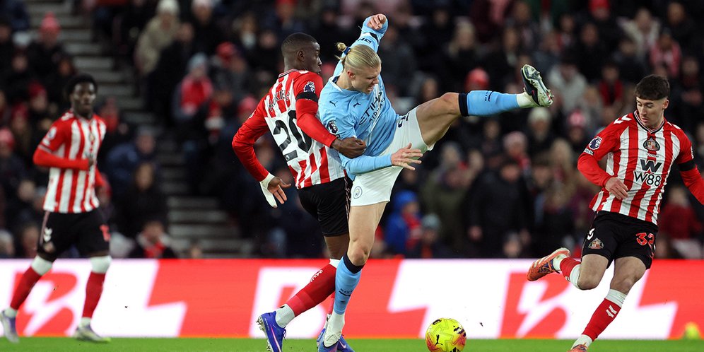Rapor Pemain Man City vs Sunderland: Malam Frustrasi Erling Haaland di Kandang Black Cats