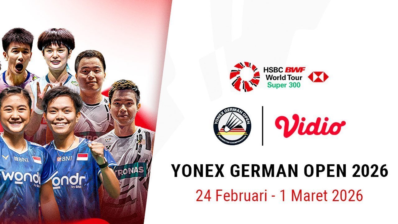 Jadwal Lengkap German Open 2026 dan Link Streaming di Vidio Jadwal Lengkap German Open 2026 dan Link Streaming di Vidio