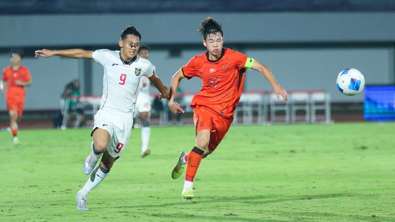 Hasil Pertandingan: Timnas Indonesia U-17 Kalah 0-7 dari China U-17