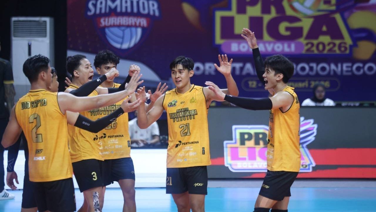 Proliga 2026: Garuda Jaya Tumbang, Bhayangkara Presisi Kukuh di Bojonegoro