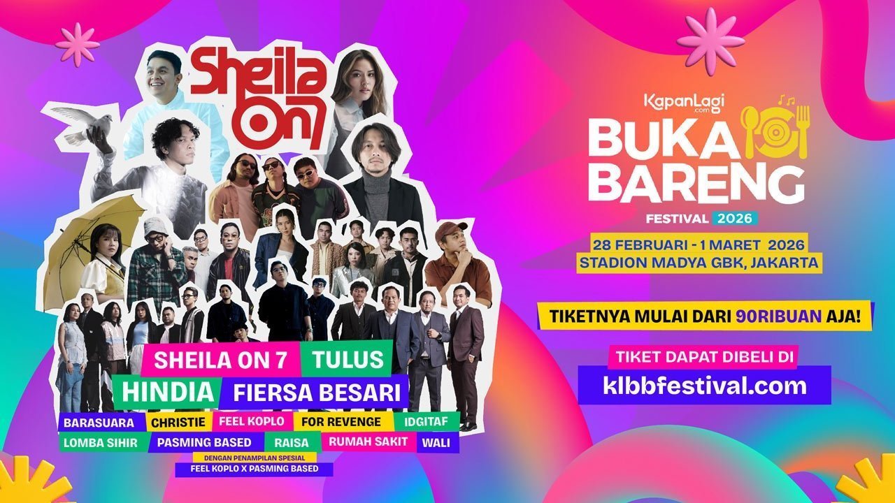 Hore! Sheila On 7 Bakal Ramaikan Hari Kedua KapanLagi Buka Bareng Festival 2026