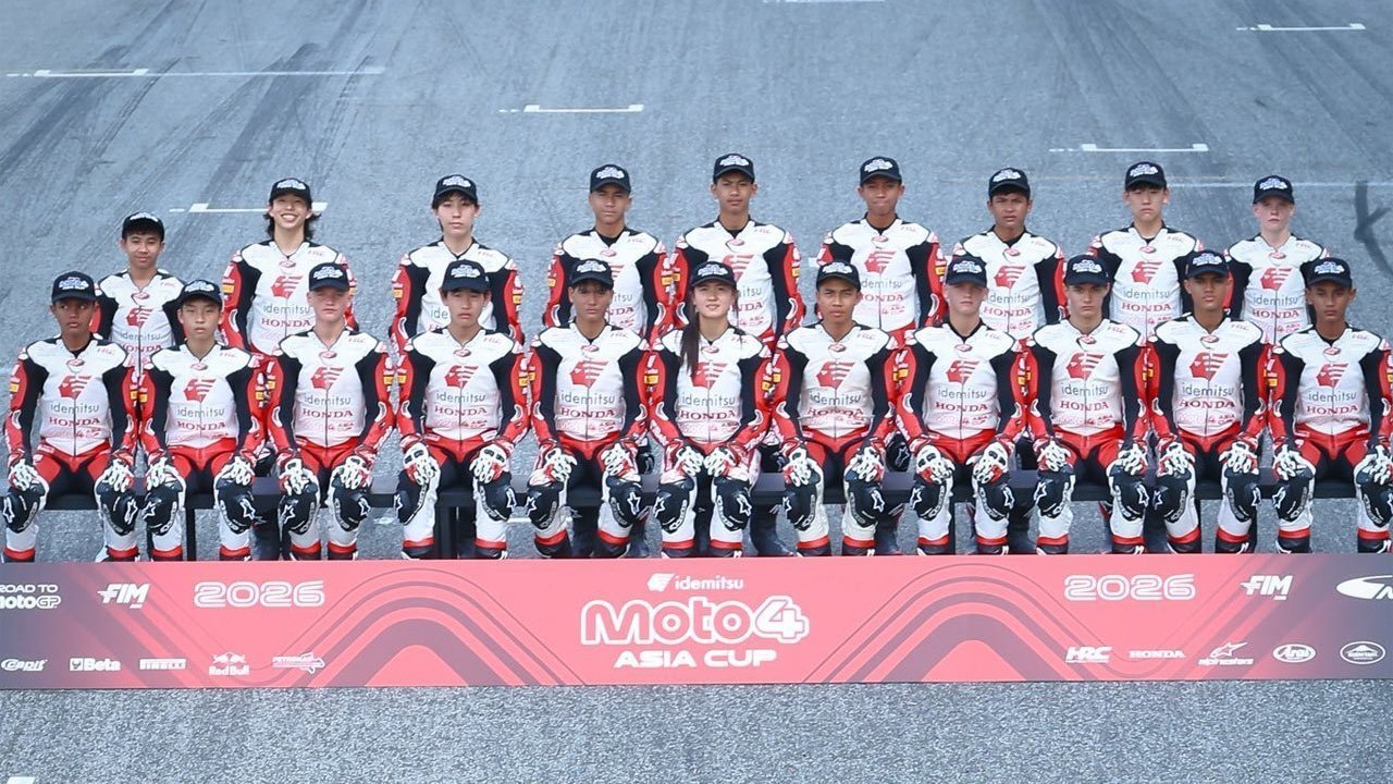 Klasemen Pembalap Idemitsu Moto4 Asia Cup 2026