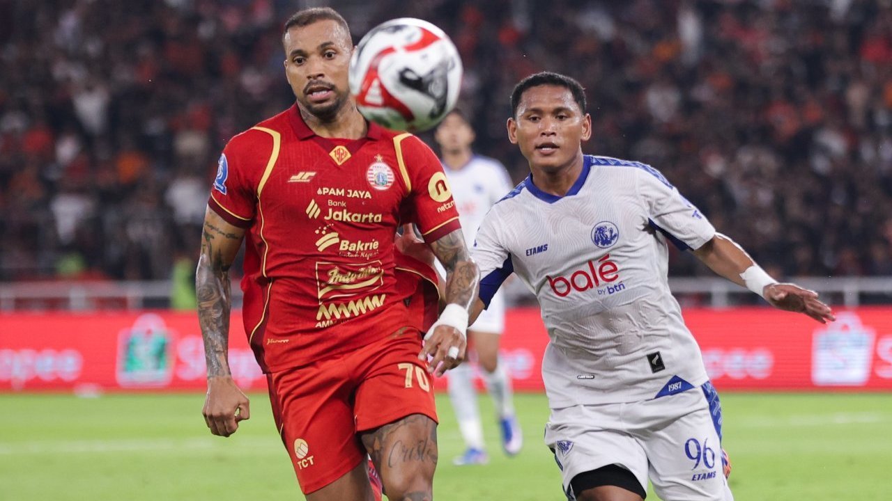 Hasil Persija vs Arema: Brace Gabriel Silva Bawa Singo Edan Menang 2-0 di BRI Super League