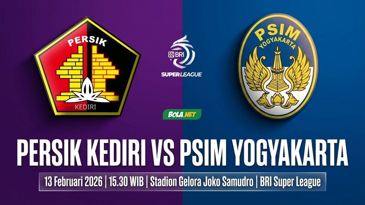 Prediksi BRI Super League: Persik vs PSIM Yogyakarta 13 Februari 2026