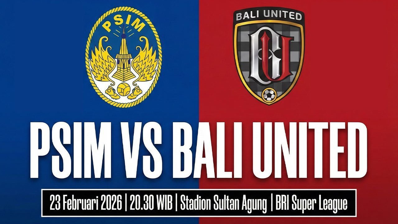 Link Live Streaming PSIM vs Bali United di BRI Super League Hari Ini, 23 Februari 2026