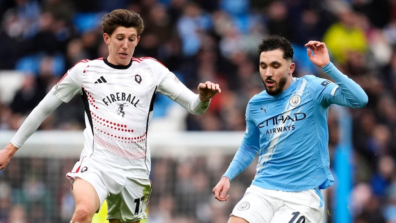 Man of the Match Man City vs Salford City: Rayan Cherki