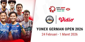 Jadwal Lengkap German Open 2026 dan Link Streaming di Vidio Jadwal Lengkap German Open 2026 dan Link Streaming di Vidio