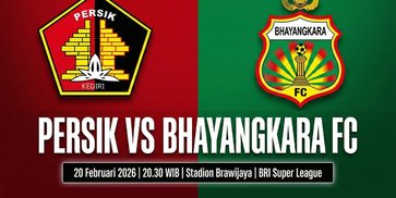 Tempat Menonton Persik vs Bhayangkara FC: Apakah Tayang di Indosiar?