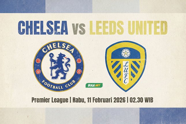 Head to Head dan Performa Chelsea vs Leeds