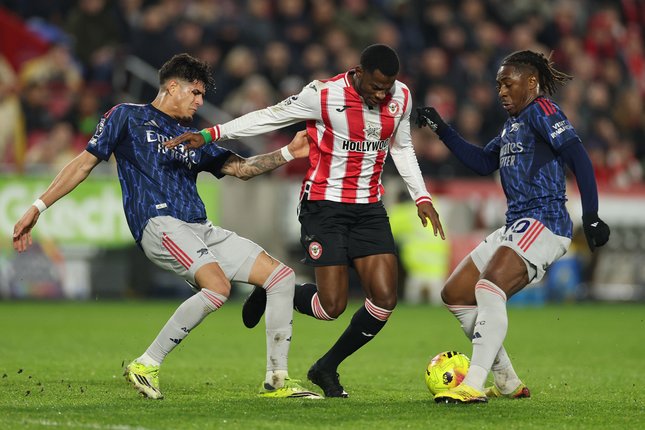 Babak Pertama Brentford vs Arsenal