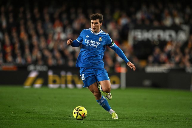 Penyerang Real Madrid, Gonzalo Garcia. (c) AP Photo/Francisco Macia