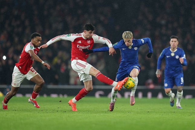 Statistik Arsenal vs Chelsea