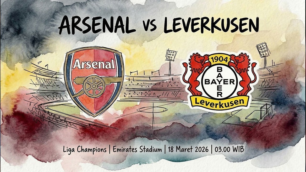 Prediksi Arsenal vs Leverkusen 18 Maret 2026