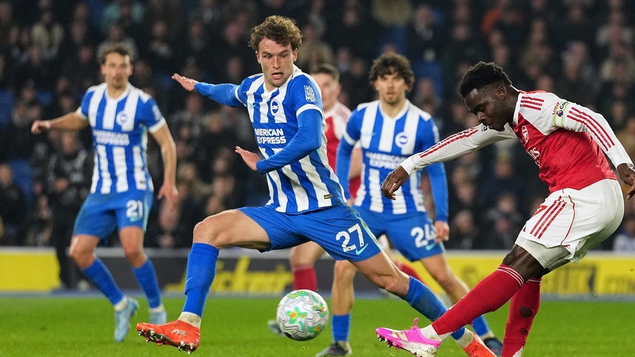 Rapor Pemain Arsenal vs Brighton: Bukayo Saka Cetak Gol di Laga ke-300, Gabriel Magalhaes Tembok Kokoh!