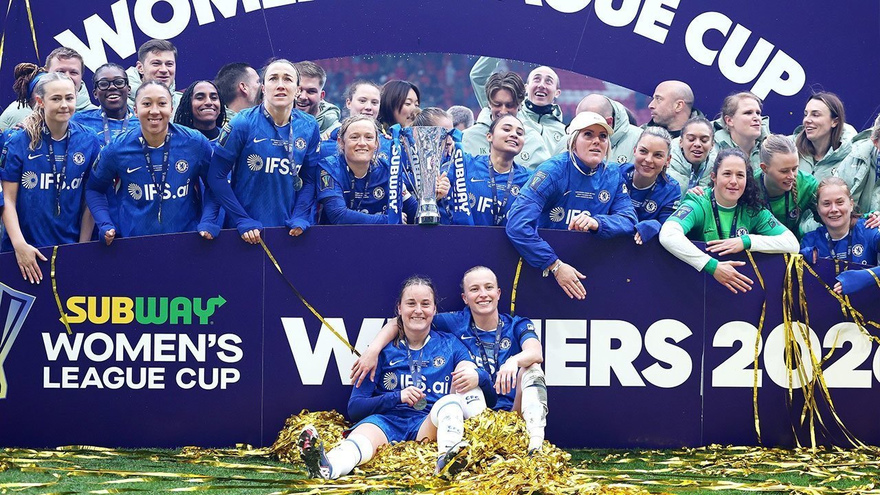 Chelsea vs Manchester United 2-0: Tim Chelsea Women Berpesta di Final Piala Liga Wanita Inggris Chelsea vs Manchester United 2-0: Tim Chelsea Women Berpesta di Final Piala Liga Wanita Inggris