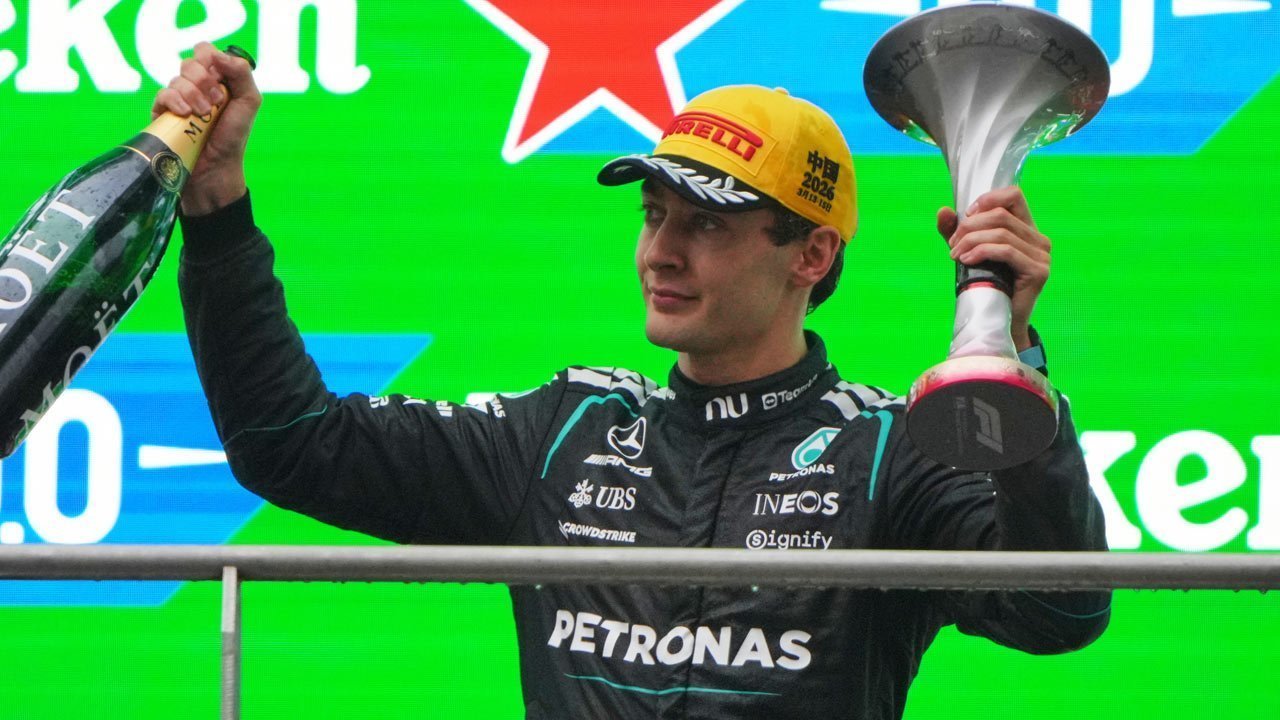 George Russell Sebut Kemenangan Kimi Antonelli di GP China Bukti Formula 1 2026 Bakal Sengit George Russell Sebut Kemenangan Kimi Antonelli di GP China Bukti Formula 1 2026 Bakal Sengit