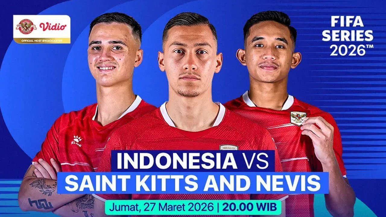 Live Streaming FIFA Series 2026: Timnas Indonesia vs Saint Kitts and Nevis Malam Ini