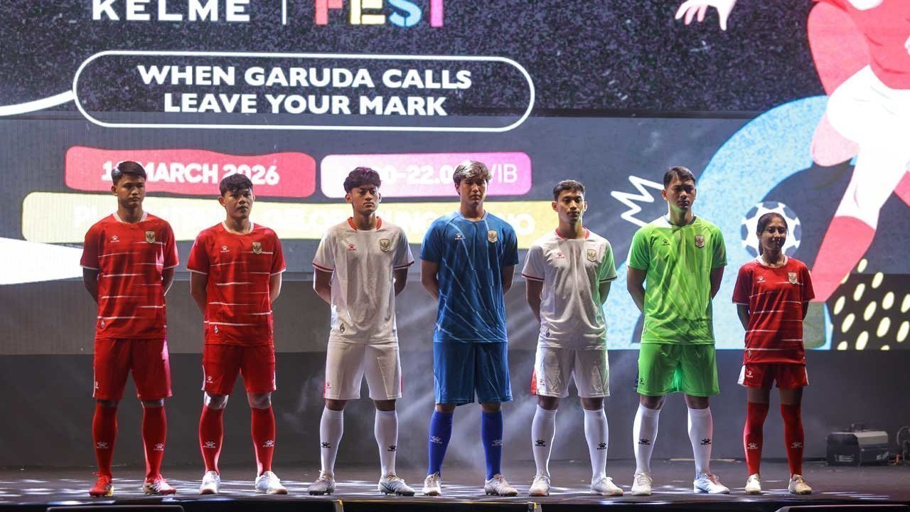 Kelme Luncurkan Jersey Baru Timnas Indonesia di Leave Your Mark Fest 2026