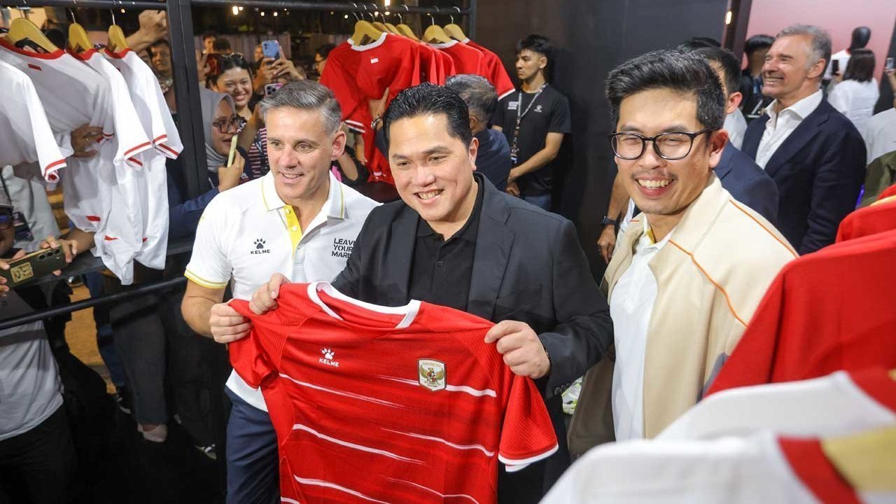 Erick Thohir Berikan Penilaian ke Jersey Baru Timnas Indonesia: Mencerminkan Warna Bangsa sampai Sarat Identitas Budaya