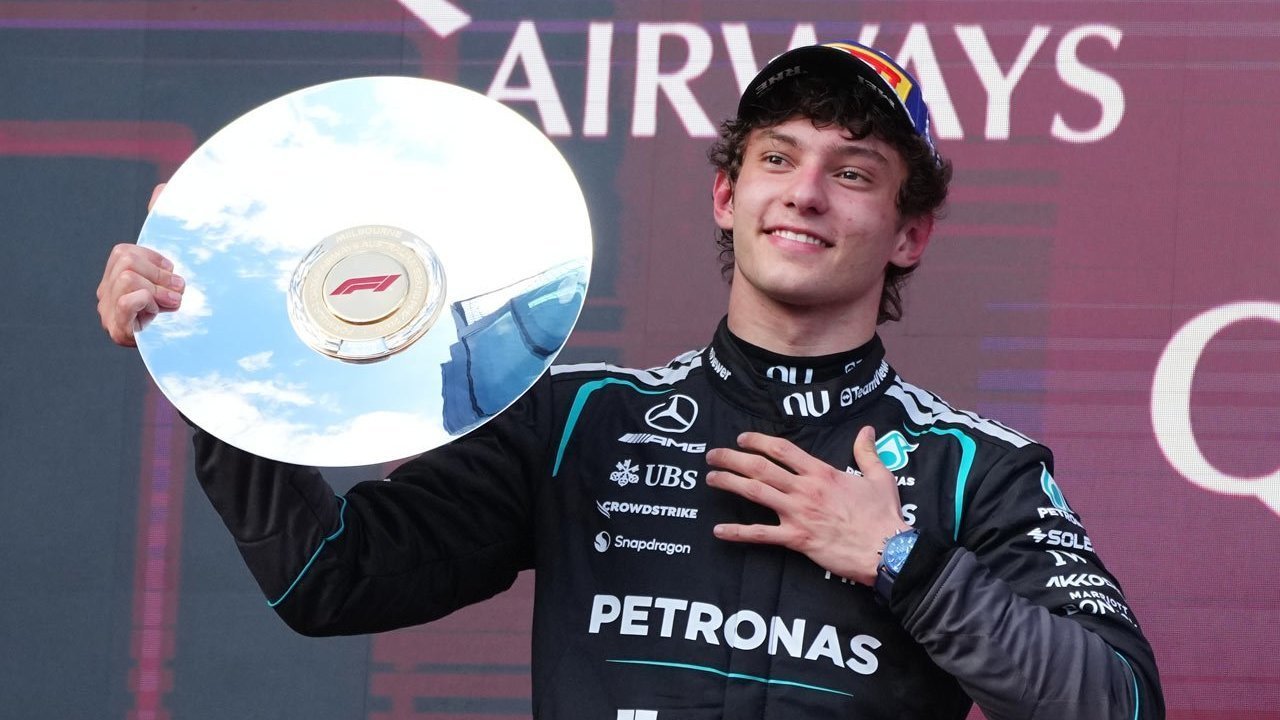 Kimi Antonelli Senang Naik Podium di F1 GP Australia 2026 Usai Sial di Kualifikasi dan Start Balapan