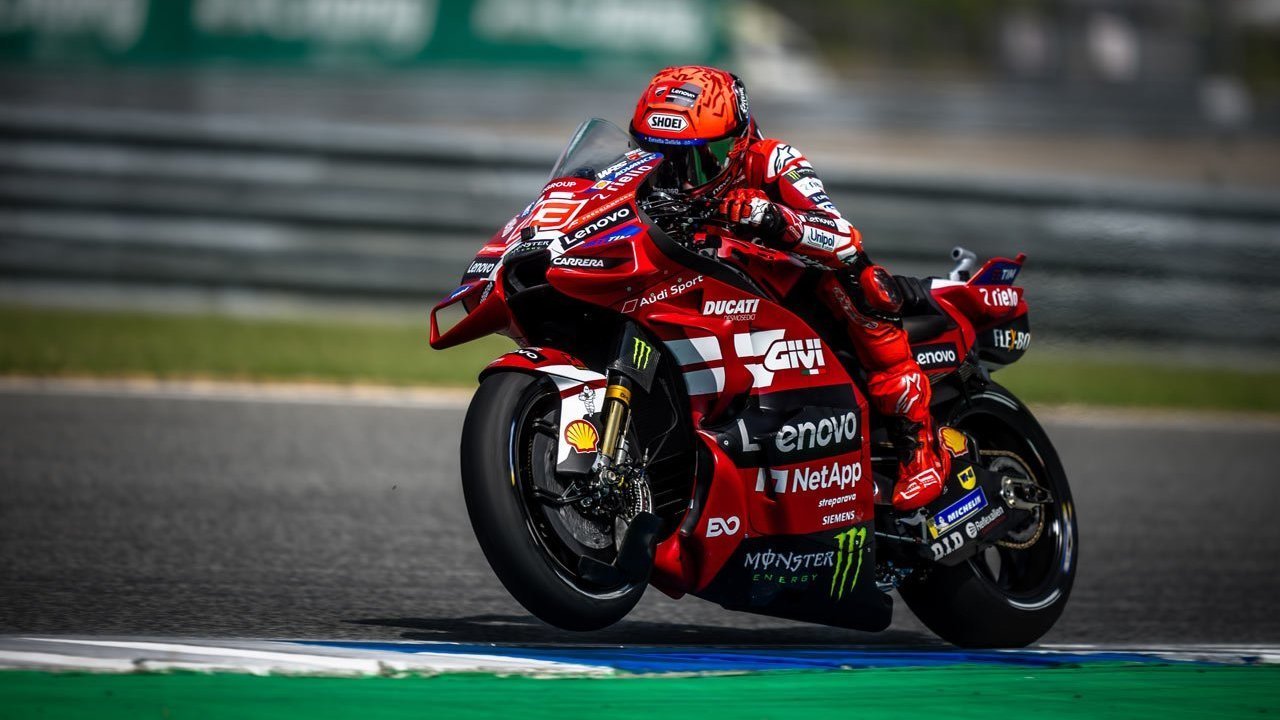 Video Kerusakan Velg dan Ban Motor Marc Marquez di MotoGP Thailand 2026, Bikin Gagal Podium