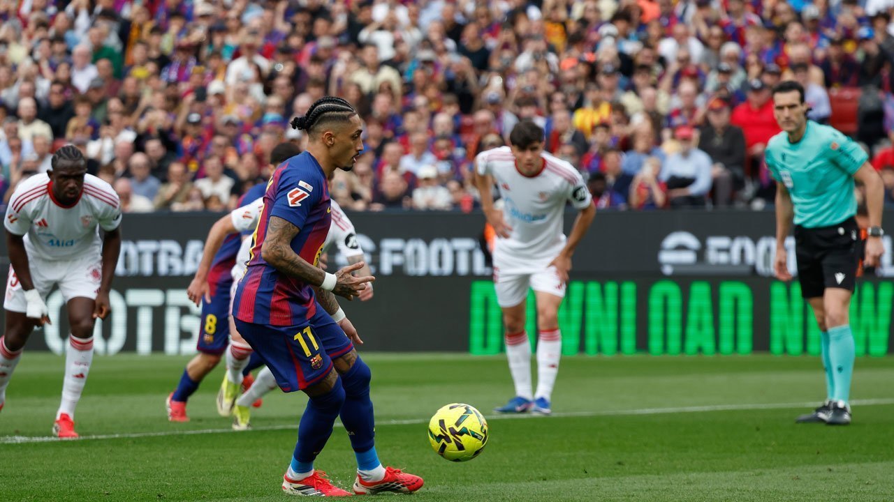 Man of the Match Barcelona vs Sevilla: Raphinha Man of the Match Barcelona vs Sevilla: Raphinha