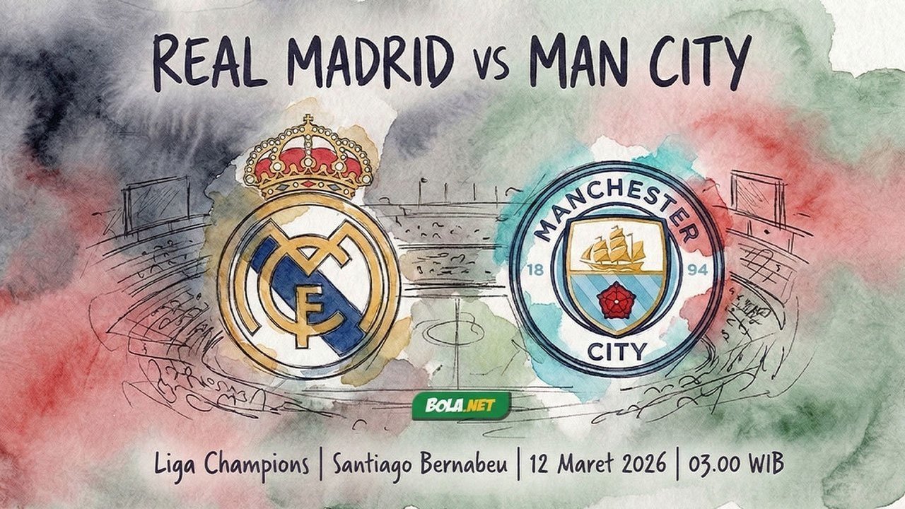 Real Madrid vs Manchester City: El Clasico Baru di Liga Champions