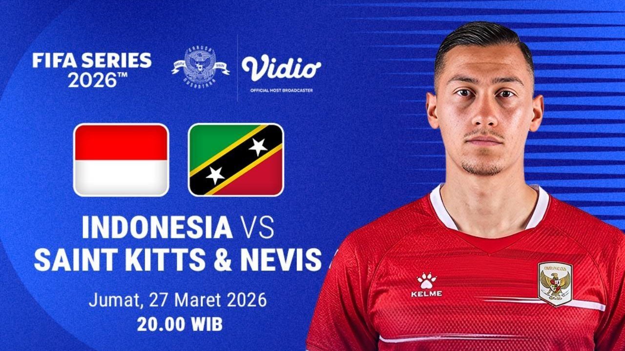 Timnas Indonesia vs Saint Kitts dan Nevis di FIFA Series 2026: Debut John Herdman di SUGBK