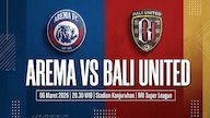 Jadwal Siaran Langsung Arema FC vs Bali United: Misi Singo Edan Amankan Kanjuruhan!