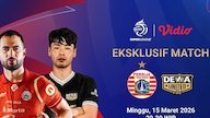 Jadwal dan Link Live Streaming BRI Super League: Persija Jakarta vs Dewa United Jadwal dan Link Live Streaming BRI Super League: Persija Jakarta vs Dewa United