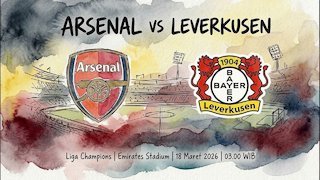 Prediksi Arsenal vs Leverkusen 18 Maret 2026 Prediksi Arsenal vs Leverkusen 18 Maret 2026