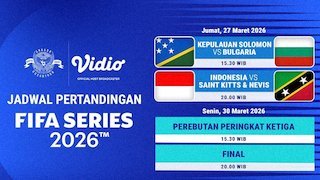 Link Siaran Langsung FIFA Series 2026 di Vidio Pekan Ini