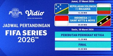 Link Siaran Langsung FIFA Series 2026 di Vidio Pekan Ini