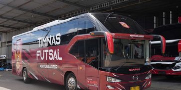 Dipakai Sejak AFC Futsal Asian Cup 2026, Bus dari PO Bagong Bakal jadi Armada Timnas Futsal Indonesia