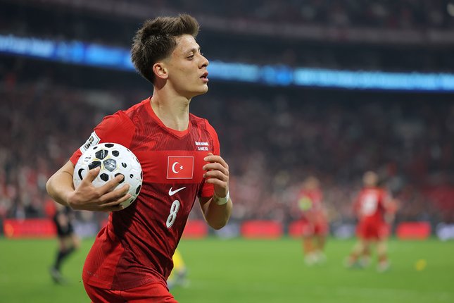 Playmaker Timnas Turki, Arda Guler. (c) AP Photo
