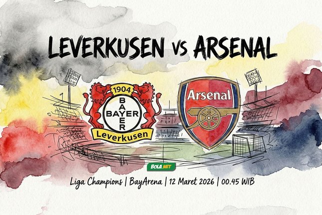 Jadwal Pertandingan Bayer Leverkusen vs Arsenal