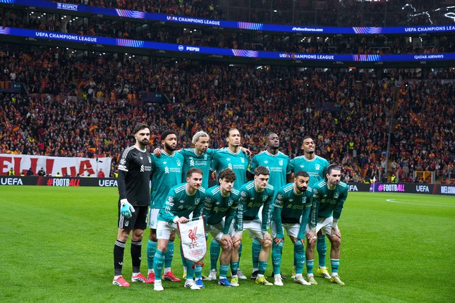 Starting XI Liverpool di kandang Galatasaray dalam laga leg pertama 16 besar Liga Champions 2025/2026, Rabu (11/3/2026). (c) AP Photo/Emrah Gurel