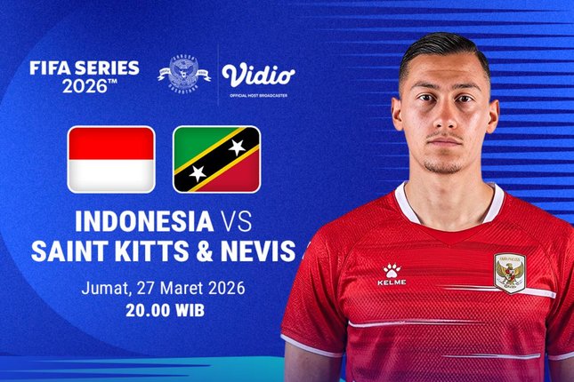Link Live Streaming Indonesia vs Saint Kitts and Nevis
