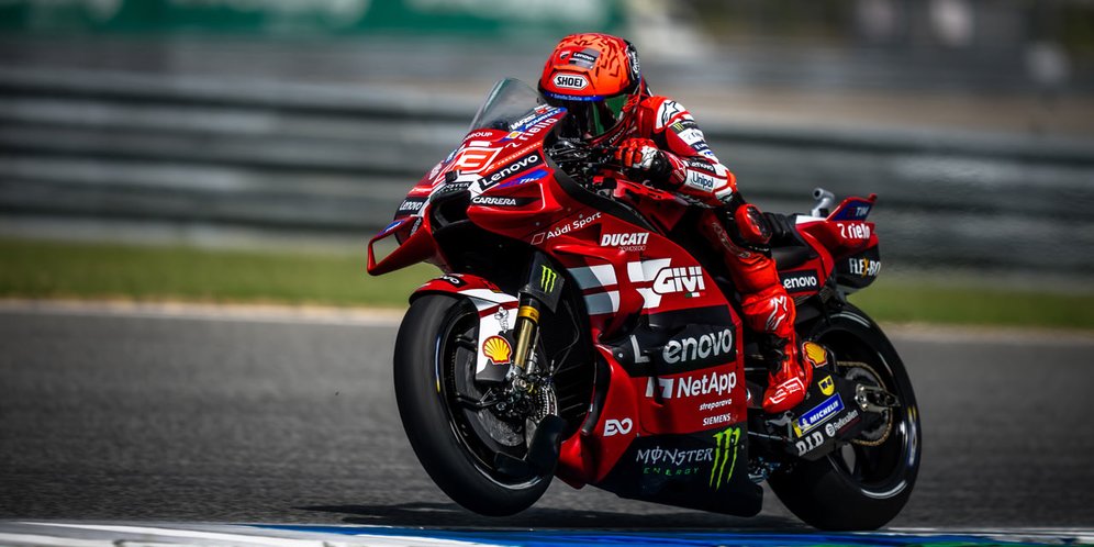 Video Kerusakan Velg dan Ban Motor Marc Marquez di MotoGP Thailand 2026 ...