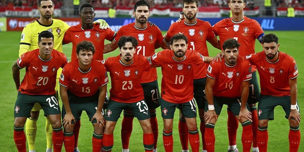 Daftar Pemain dan Nomor Punggung Timnas Portugal di Piala Du