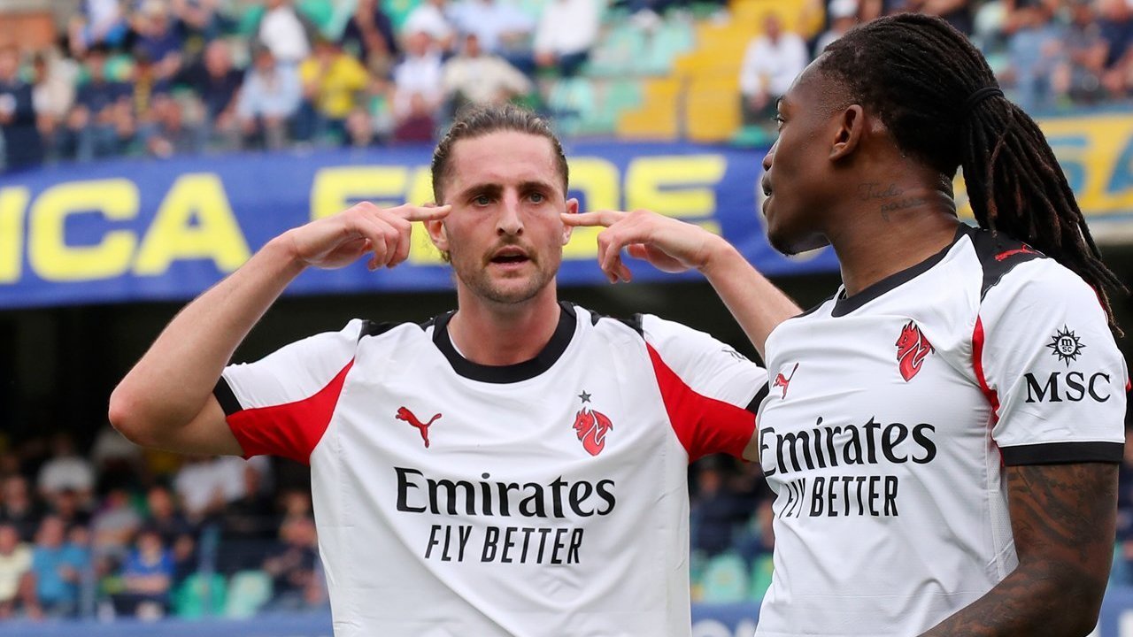 Hasil Verona vs Milan: Gol Adrien Rabiot Antar Rossoneri Kembali ke Peringkat Dua