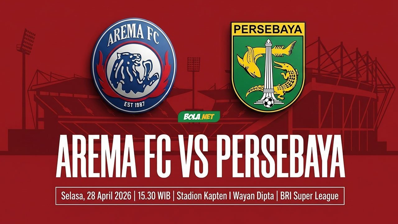 Link Live Streaming Arema FC vs Persebaya: Tayang di Mana, Kickoff Jam Berapa?