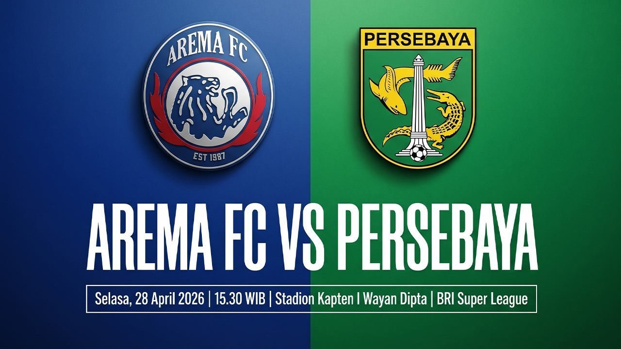Jadwal Siaran Langsung Arema vs Persebaya Hari Ini: Derbi Jatim Rasa Netral, Singo Edan Simpan Senjata Rahasia!