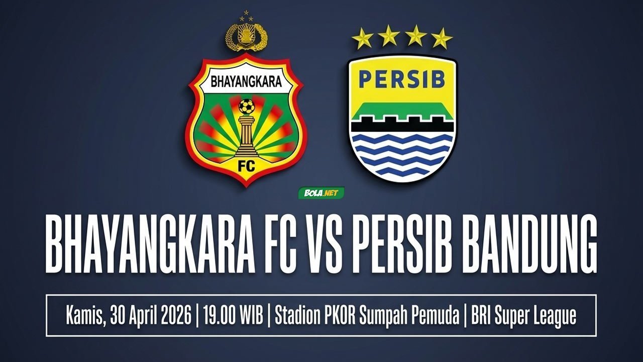 Link Live Streaming BRI Super League: Bhayangkara FC vs Persib Bandung Malam Ini Main Jam Berapa?