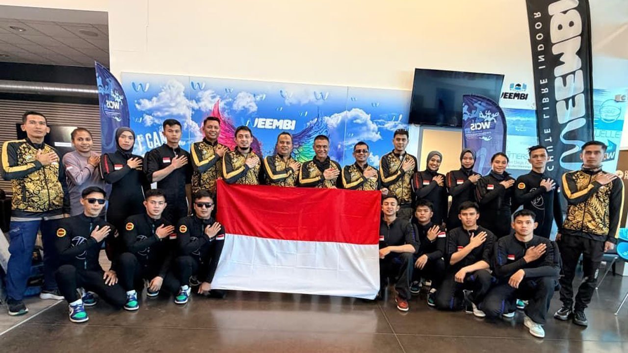 21 Personil Brimob Siap Harumkan Nama Indonesia di Ajang Dunia Indoor Skydiving 2026 di Prancis