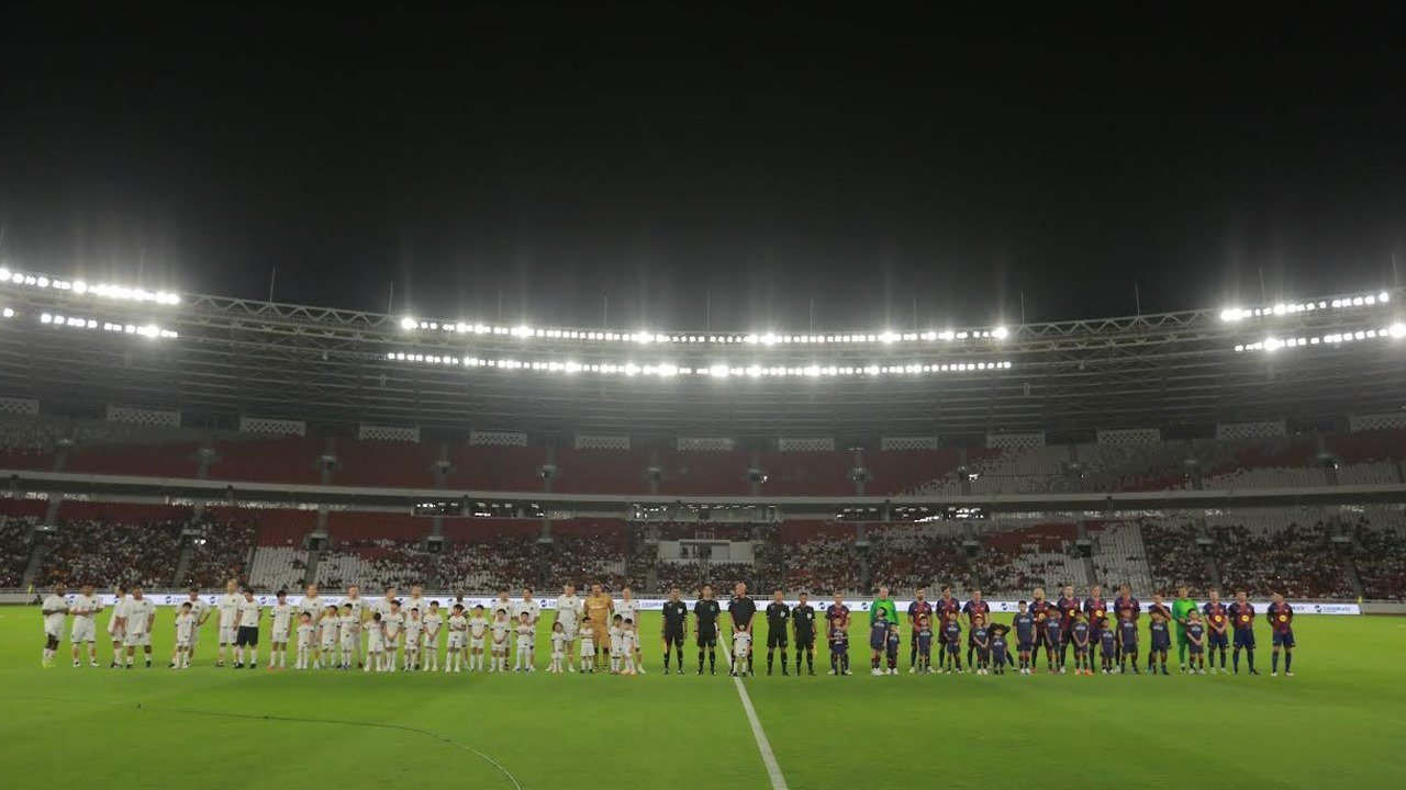 Usai Memperkuat DRX World Legends 0-3 Barcelona Legends, Keisuke Honda Menikmati Bermain di SUGBK: Jadi Ingat Waktu Melawan Timnas Indonesia